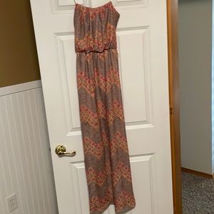 Cute boho strapless dress